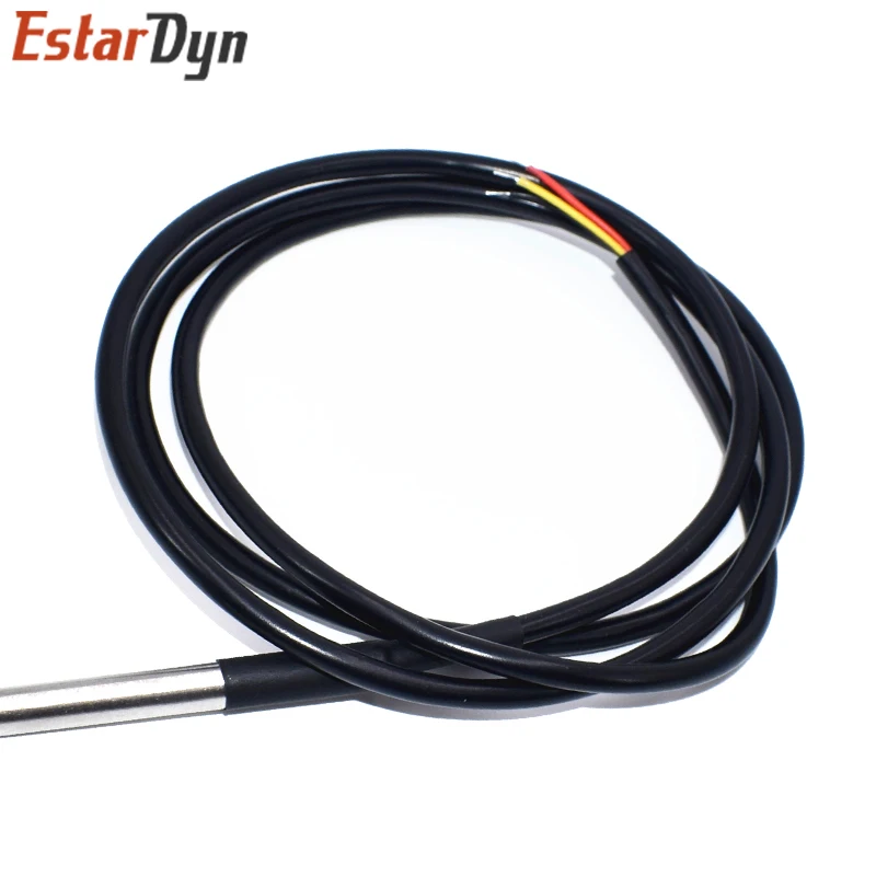 DS1820 Rvs Pakket Waterdichte DS18b20 Temperatuursensor Temperatuursensor 18B20 Voor Arduino