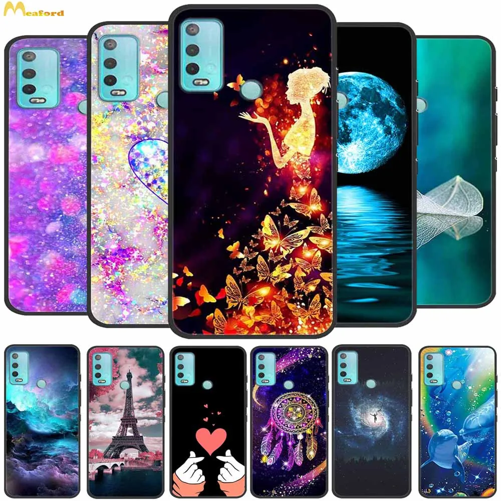 Soft Print Cover For Wiko Power U30 U20 Case Silicone Covers Black Bumper for Wiko Power U10 Back Cases U 20 TPU Coque PowerU30