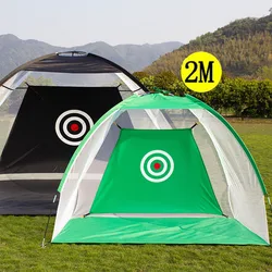 Red de práctica de Golf para interiores y exteriores, jaula para golpear el Golf, jardín, pastizales, carpa de práctica, entrenamiento de Golf, equipo deportivo para el hogar, XA147 + A, 2M