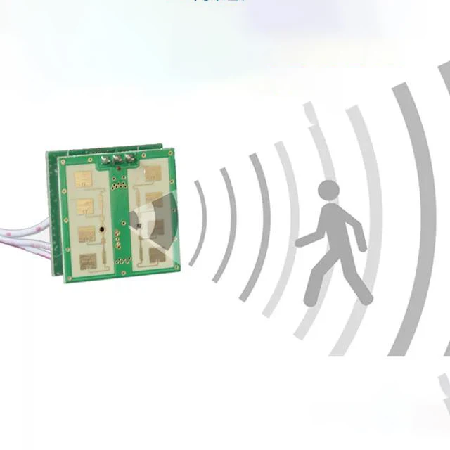 0.3-20M 24GHz microwave radar sensing module 5v no delay small angle vehicle moving object human sensing head Distance Sensor