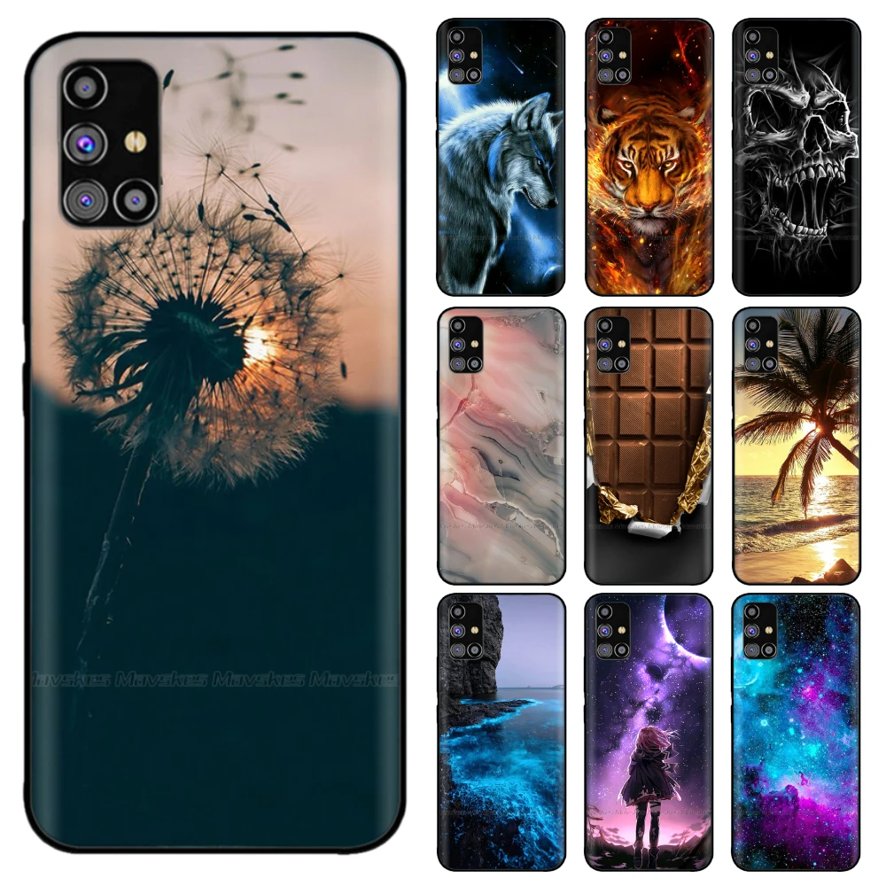 Cover Phone Case for Samsung M31s Soft Tpu Silicon Back Cover for Samsung Galaxy M31s Case M31 S M 31S GalaxyM31 Bumper Coque