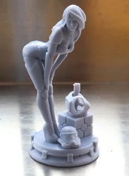 1/24 75mm 1/18 100mm resina modelo fêmea soldado espaço figura escultura sem pintura nenhuma cor RW-268