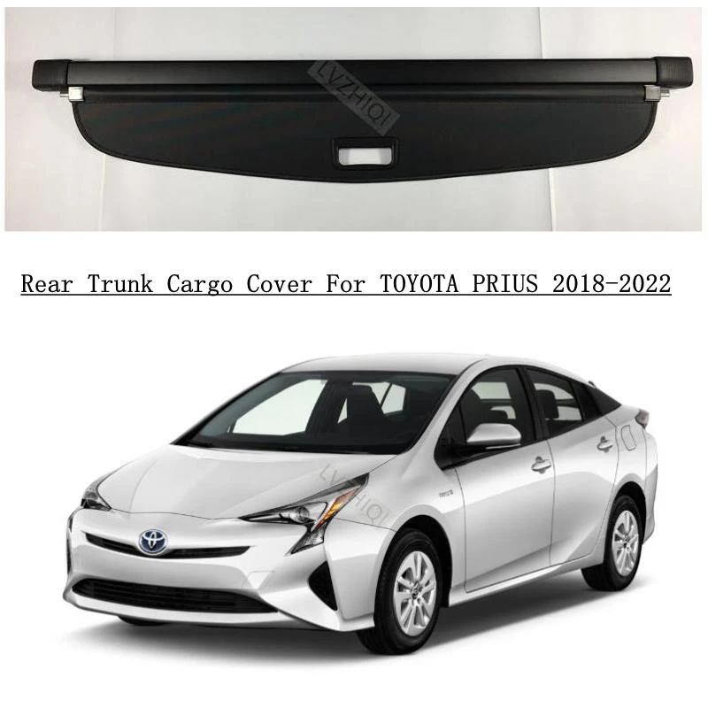 

For TOYOTA PRIUS 2018 2019 2020 2021 Rear Trunk Cargo Cover Partition Curtain Screen Shade Security Shield Auto Accessories