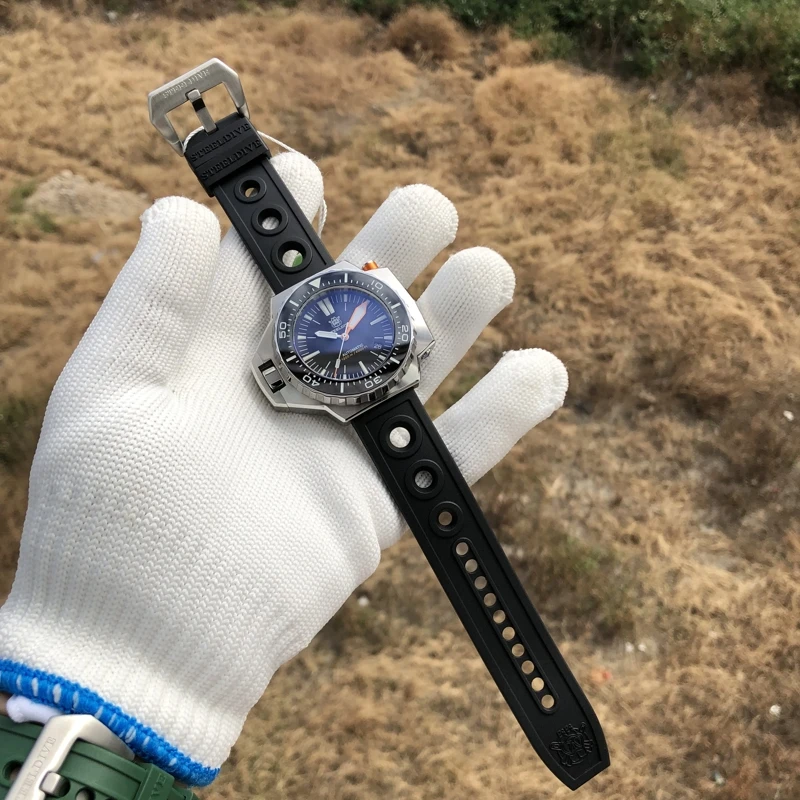 STEELDIVE luxury men diving watch,mens automatic watches self wind mechanical wristwatch 1200m waterproof luminous sapphire NH35