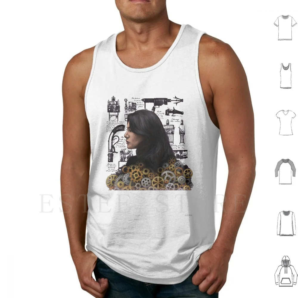 The Past Is The Beginning Of A Beginning Tank Tops Vest Sleeveless Warehouse 13 Wh13 Helena Wells Hg Wells Helena G