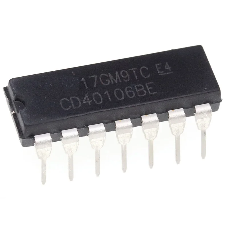 5 قطعة/الوحدة CD40106BE DIP-14 CD40106 CMOS عرافة شميت المشغلات IC