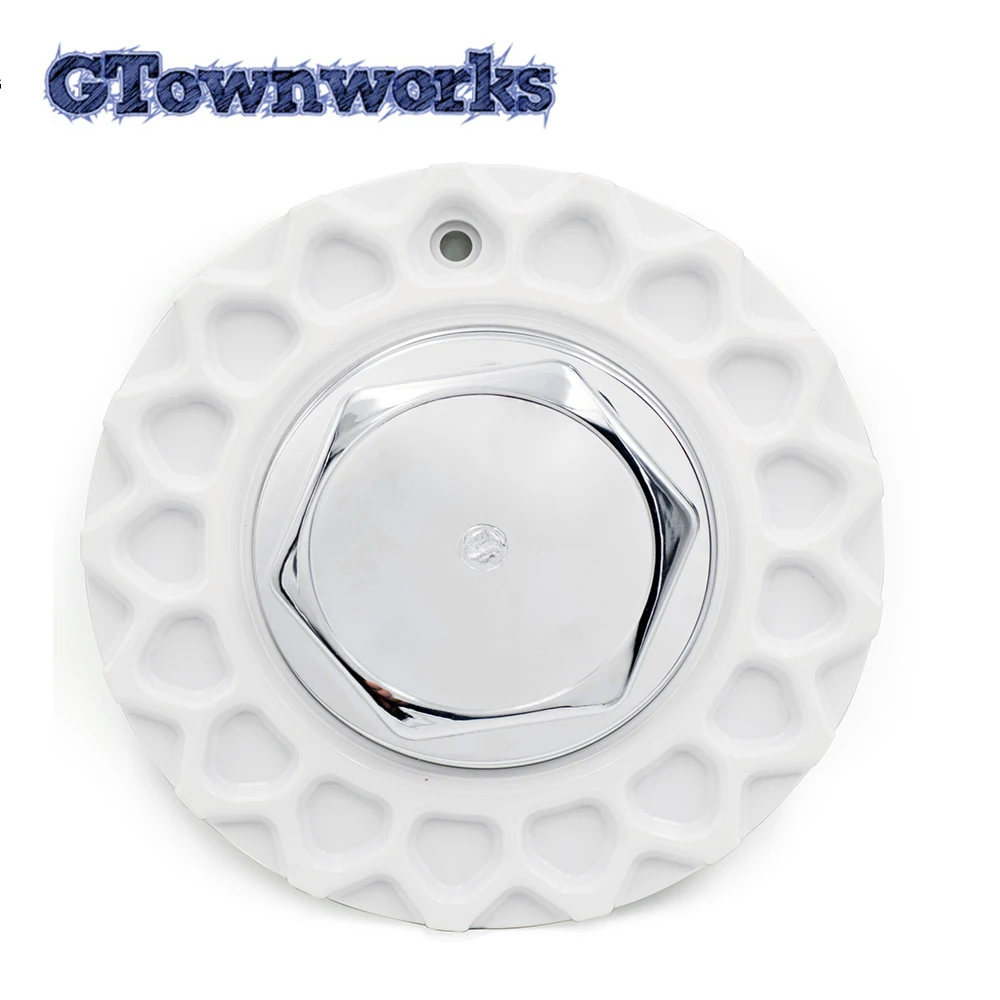 1pc Wheel Center Cap 169mm For Car Hub Cover Dust-proof  Modification Styling Auto Exterior Accessories White