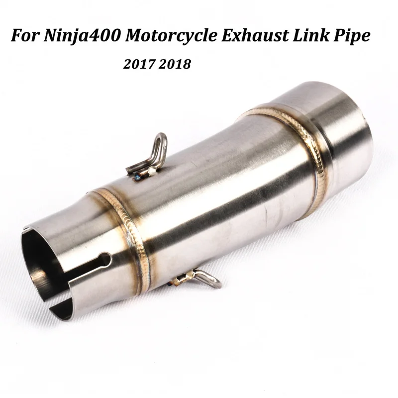 Slip on For Kawasaki Ninja400 Z400 2017 2018 2019 51mm Motorcycle Exhaust Muffler Modified Middle Conncetion Link Pipe