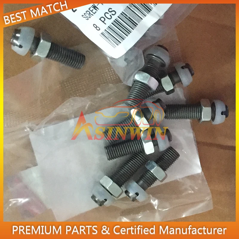 8pcs High Quality Rocker Arm Adjusting Screw 24532-42500 Fits For Mitsubishi Pajero II L200 Triton III L300 L400 4D56 2.5D 2WD