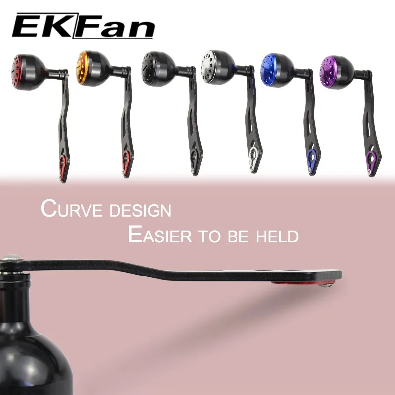 Ekfan Aluminium Legierung Angeln Reel Griff Länge 100mm Durchmesser 32mm Loch 8x5mm Für DAI & SHI Baitcasting Angeln Reel – Detail 8