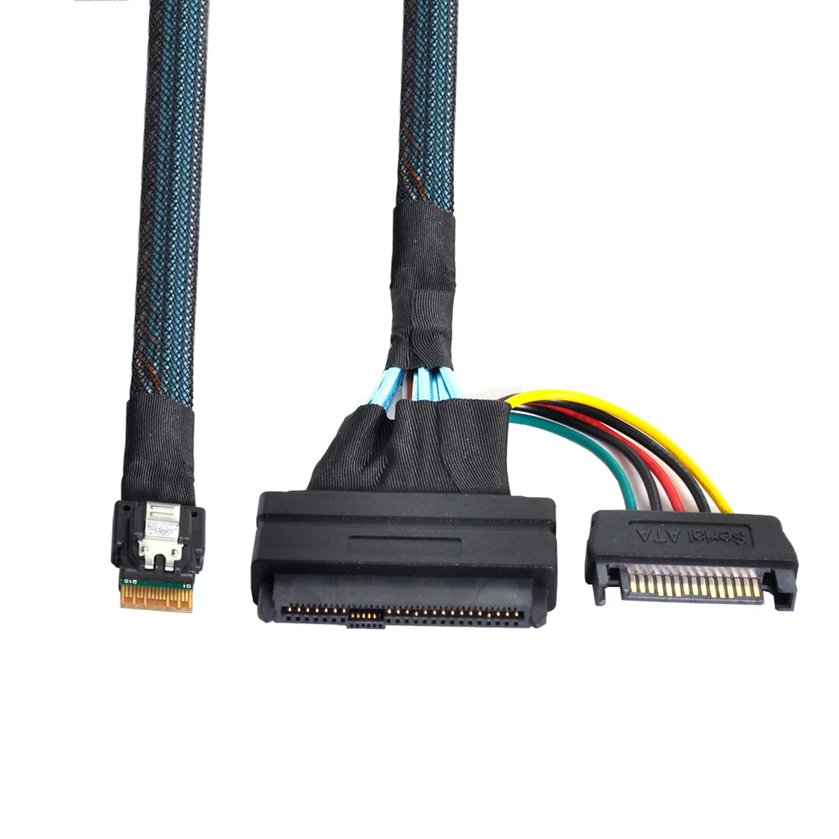 Chenyang U.2 U2 SFF-8639 to Slimline SFF-8654 4i NVME PCIe SSD Cable for Mainboard SSD 750 p3600 p3700 M.2