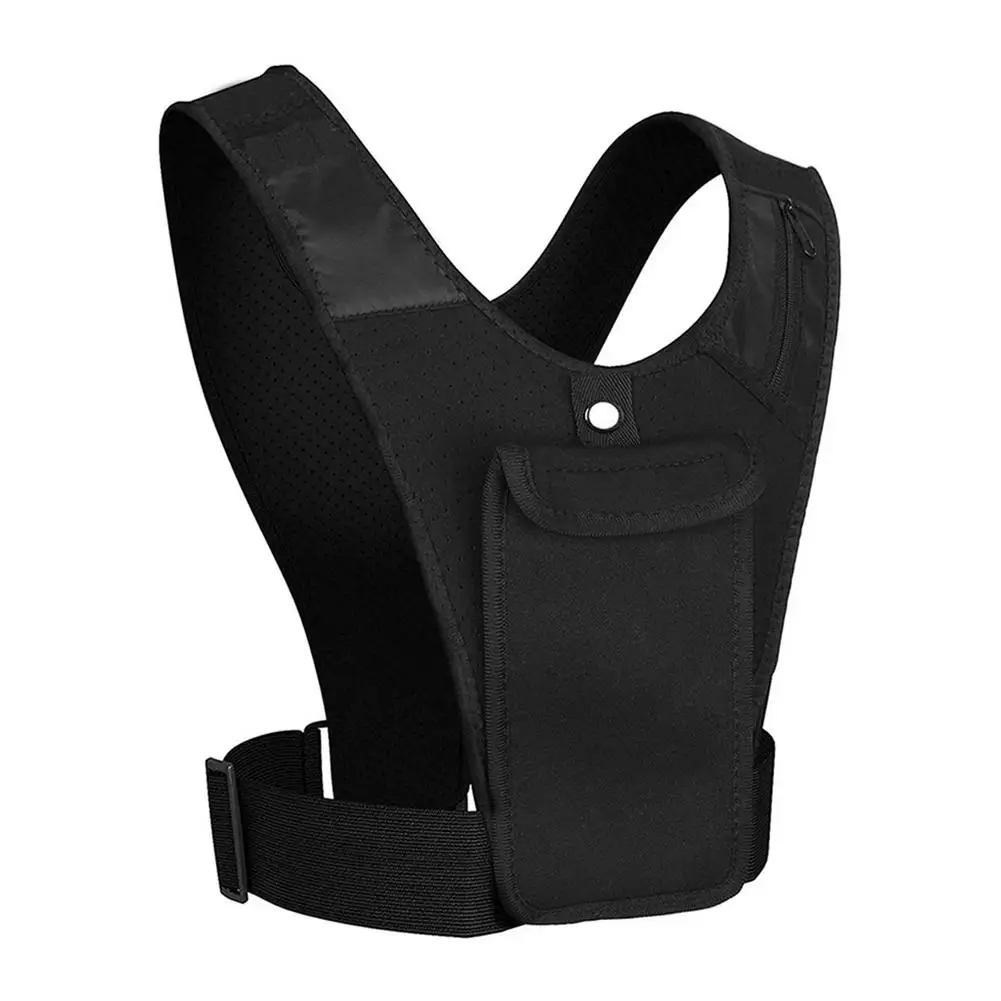 Running Vest Sports Reflective Mobile Phone Backpack Cycling Vest SBR Jogging Sport Waist Bag For Running Cycling Accessories