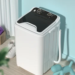 5Kg Semi-Automatic Single Barrel Mini Electric Washing Machine Household Dormitory Portable Washer Laundry Dehydrator Dryer