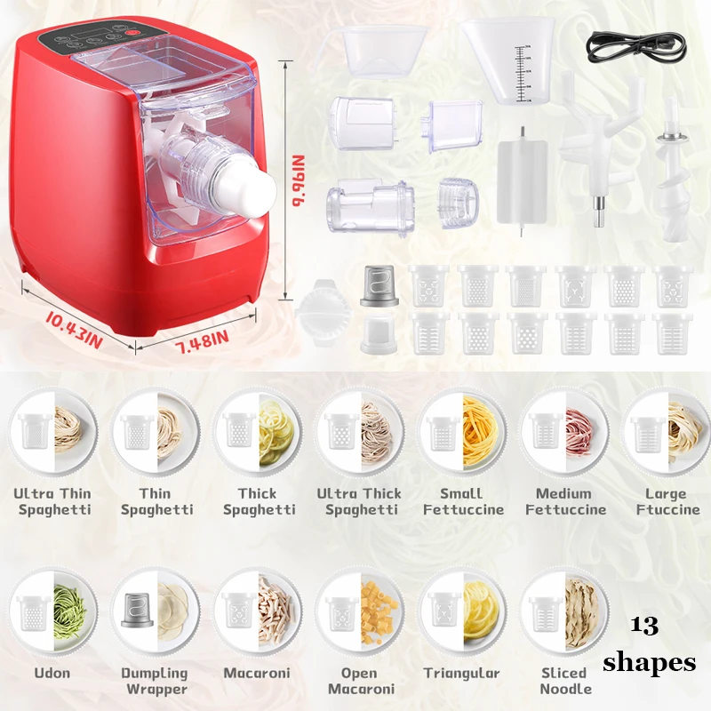 Multifunction dough sheeter electric pasta maken noodles press maker doughing roller kneading Small dumpling wrapper machine
