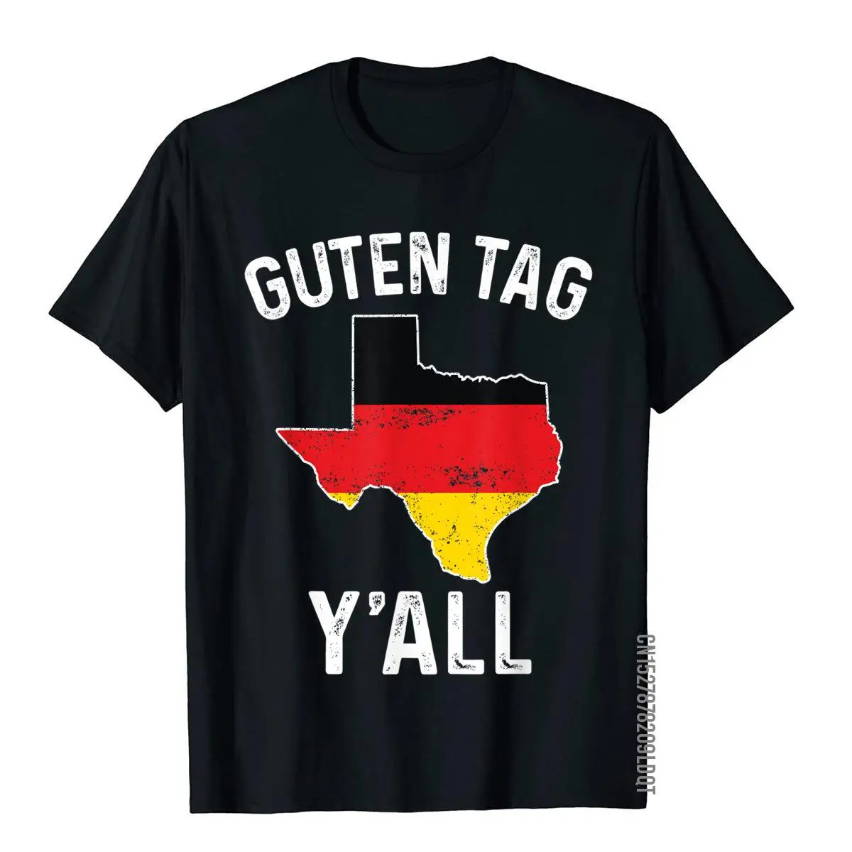 Guten Tag Y'all Oktoberfest Prost Texas Germany Flag T-Shirt Classic Crazy Top T-Shirts Cotton Man Tops T Shirt Normcore