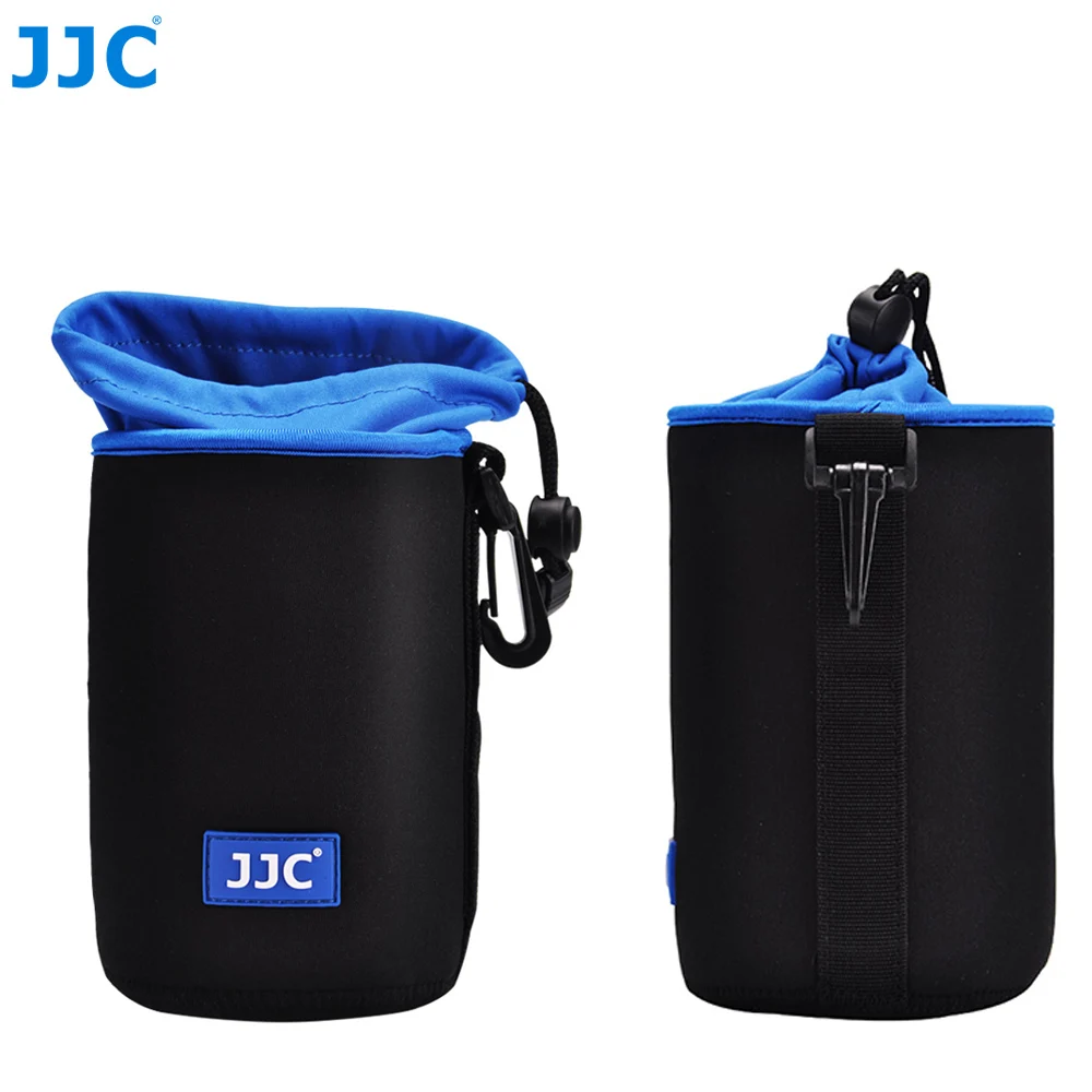 JJC Drawstring Camera Bag Lens Case Pouch for Canon Nikon Fuji Sony Olympus DSLR Lens Accessories Protector Bag for the Camera