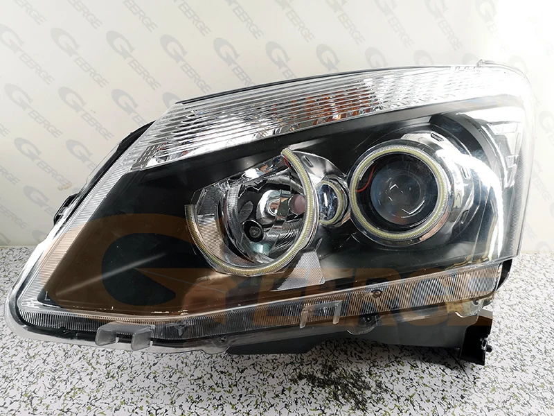 For Isuzu D-Max Dmax II 2012 2013 2014 2015 2016 Ultra Bright COB Led Angel Eyes Kit Halo Rings Day Light Car Accessories