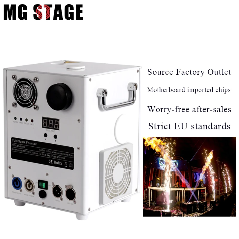 650W Wedding Digital Fireworks Sparkler Stage Fountain cold fireworks machine stage effect machine sparklers