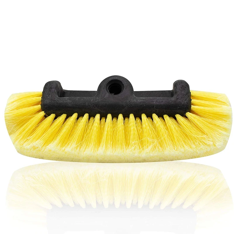 Car Wash Brush Head for Detailing Washing Vehicles, Boats, RVs, ATVs, or Off-Road Autos, Super Soft Bristles for Scratch Resista