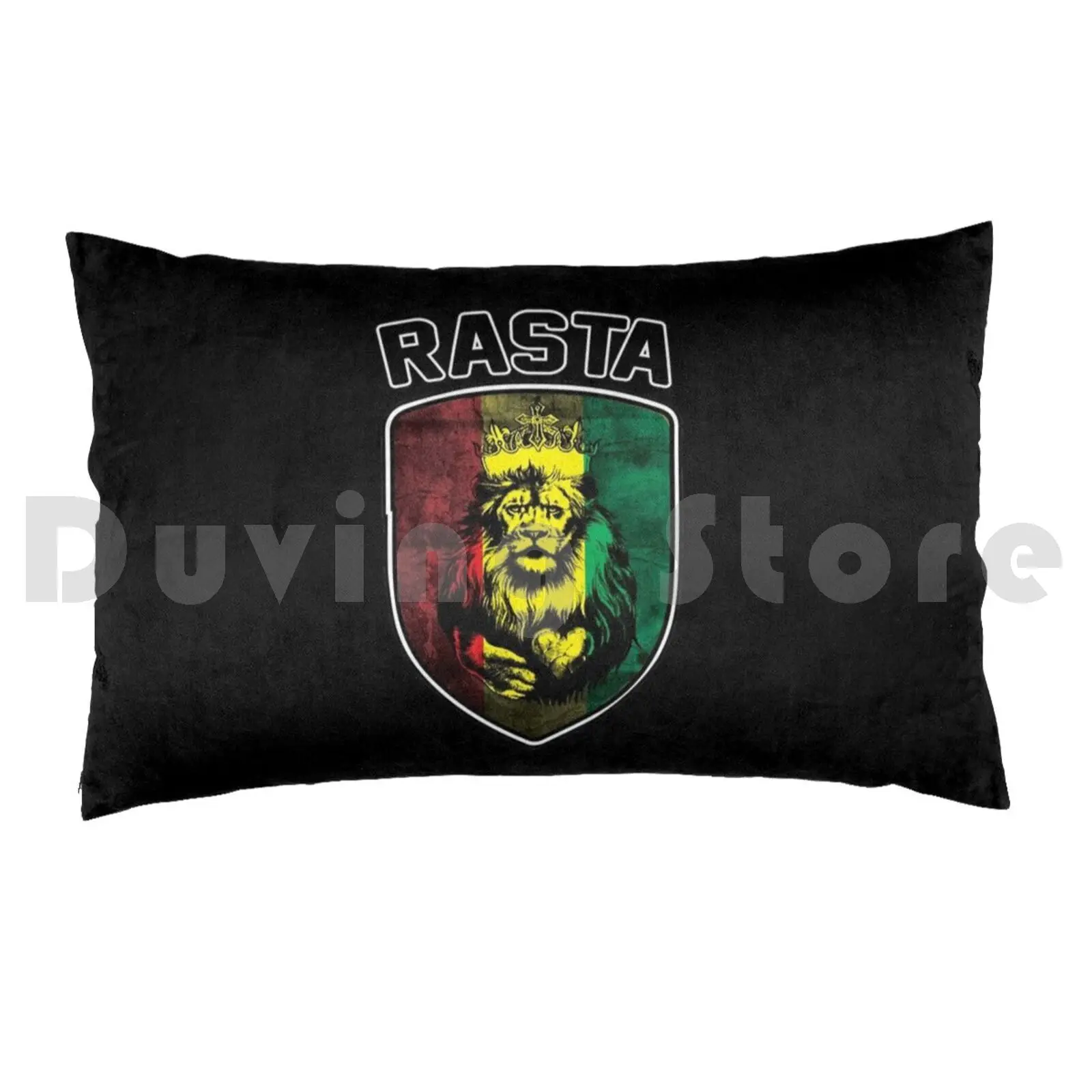 Rasta Pillow case 40x60 2165 Rasta Reggae Red Yellow Green Lion Jam