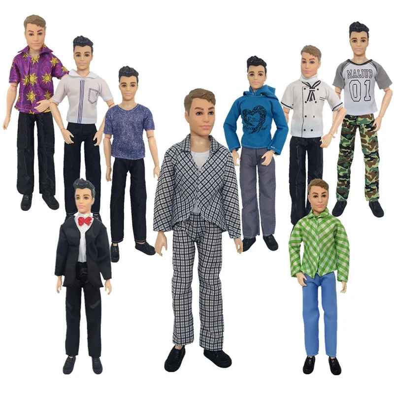 For brother is Installed Boyfriends  In summer Accessories Dress Up Fashion Doll  9 Styles For Barbies Boys Toys DIY Gift