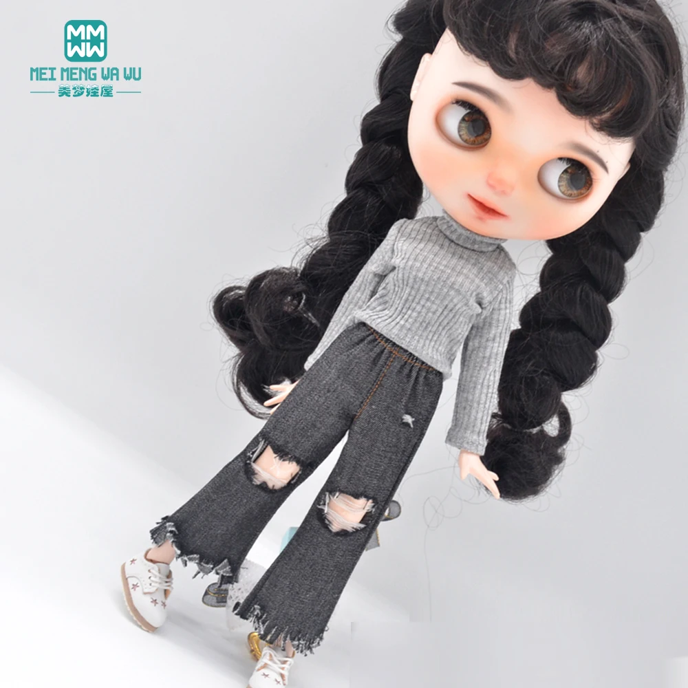 Passend für Blyth Azone OB22 OB24 Puppenkleidung und Zubehör, bonbonfarbener Rollkragenpullover, Leggings – Detail 8