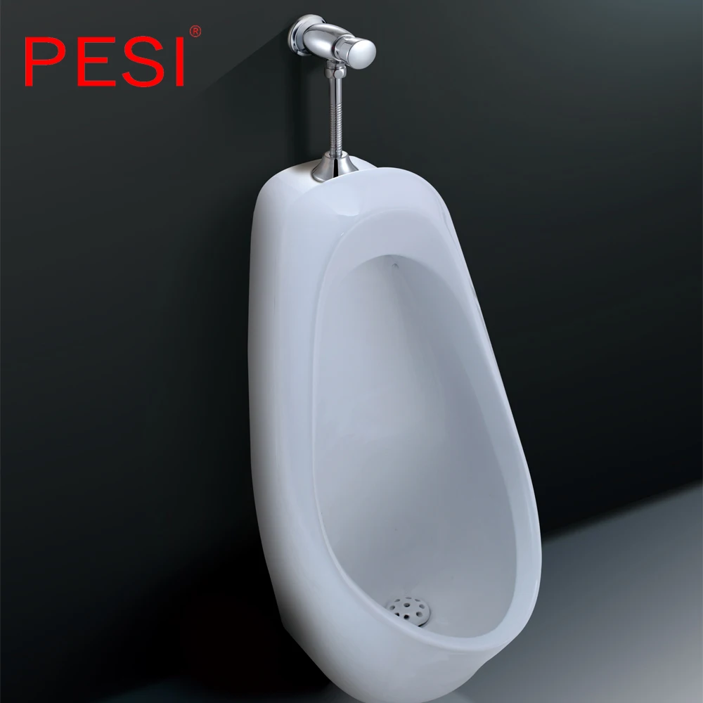 Brass Toilet Urinal Flush Valve Manual Bathroom Stool Self-Closing Time-Extended Press Type Wall Delay.