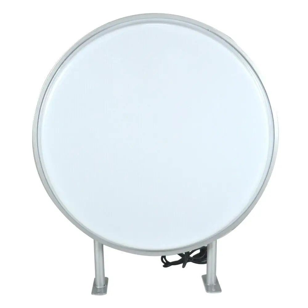 24 "Double Sided Rotonda Outdoor/Indoor Light Box Segno LED per la Pubblicità di Vendita Al Dettaglio
