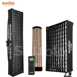 Godox FL60 FL100 FL150R FL150S Flexible LED Light Honeycomb Grid Softbox Rollable Cloth Lamp 150W/100W/60W Video Fill Lighting