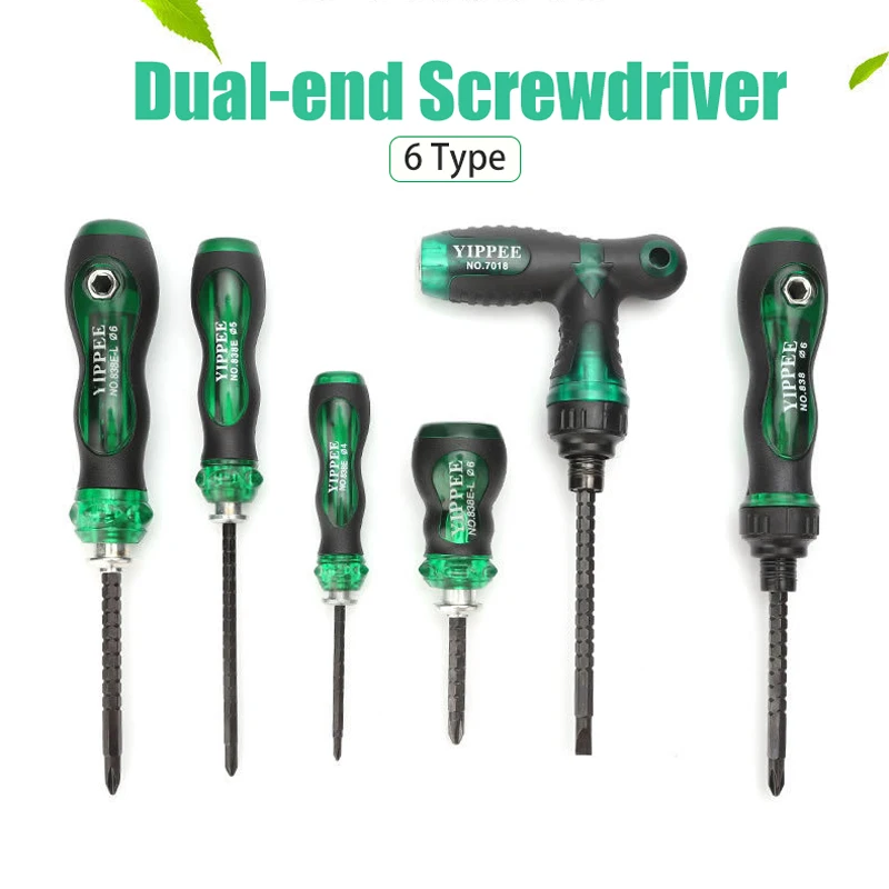 Mini Screwdriver Phillips Slotted Screwdriver Bits wWth Magnetic Electric Screwdriver