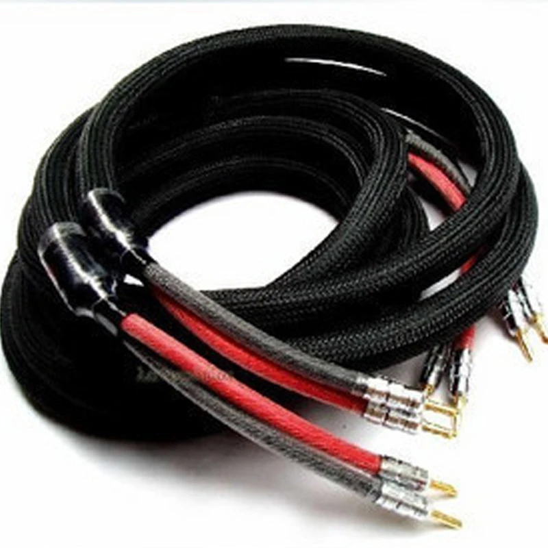 Hi-end Speaker Cable Power Source SE MKIII HiFi Audio Line Banana Plug