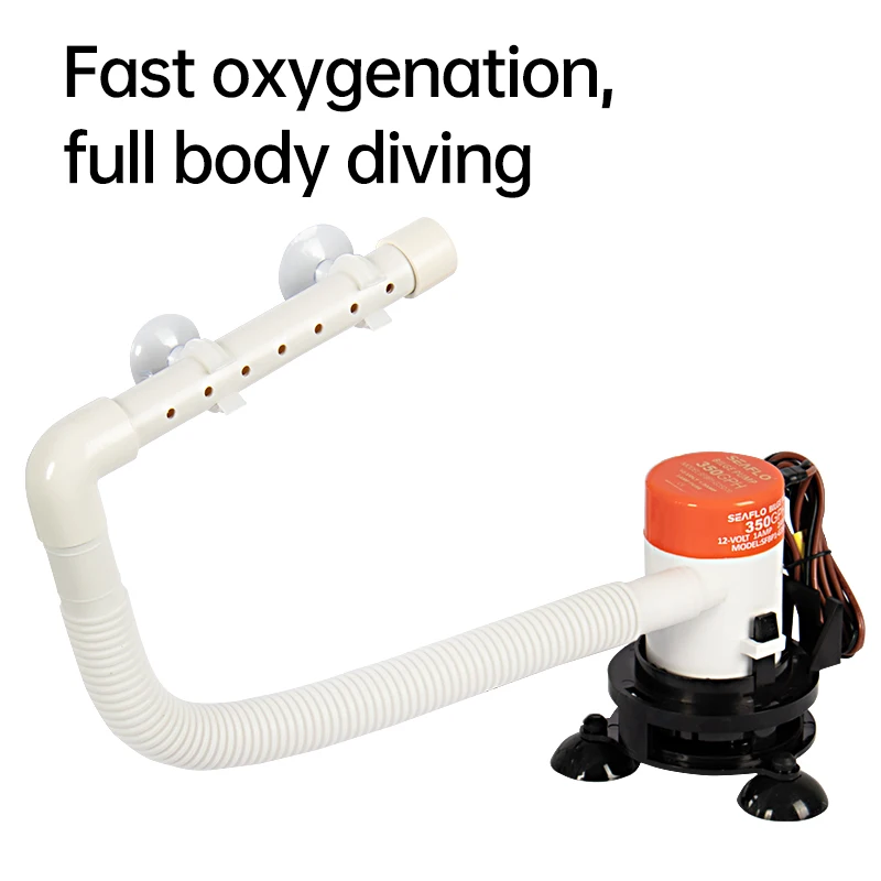 SEAFLO12V aeration circulating pump live fish tank water pump marine pump road sub-boat water pump fountain pump with suction cu