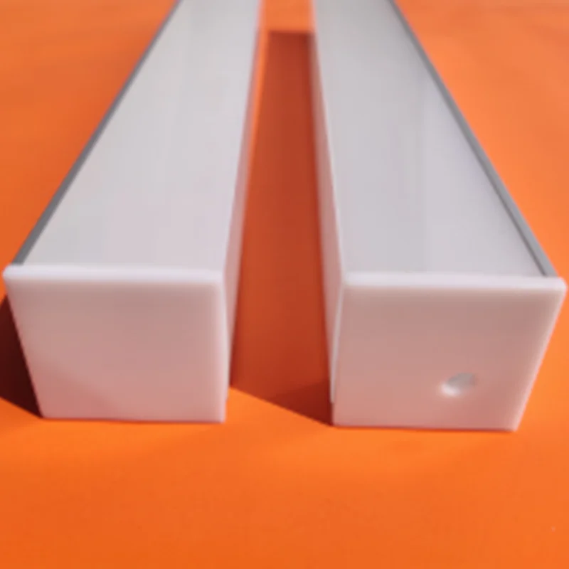 1m/pcs  Corner Edge Led Profiles Alu Lit Frame For Pixel Led Lighting Strips Led Aluminum Profiles with  square cover