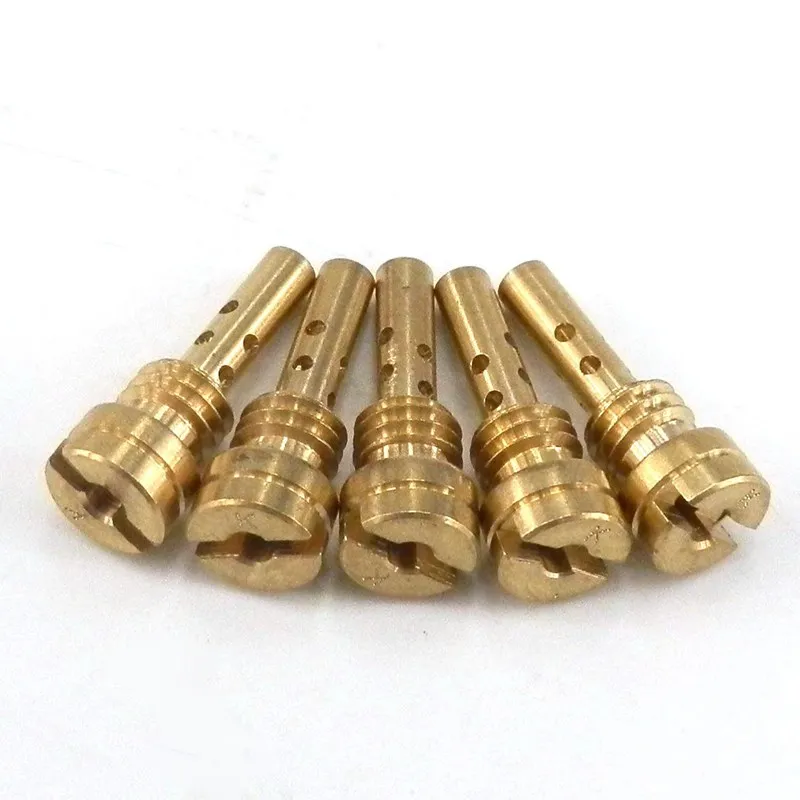 10pcs Slow Pilot Jet 4.5mm for Keihin CV CVK FCE FCR Carburetor N424-25 Injector Nozzle Size 35 38 40 42 45 48 50 52 55 58