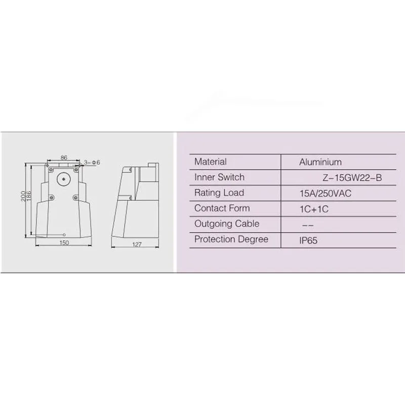 ZJSHUYI SYF-502S  250v Electric Foot Pedal Switch