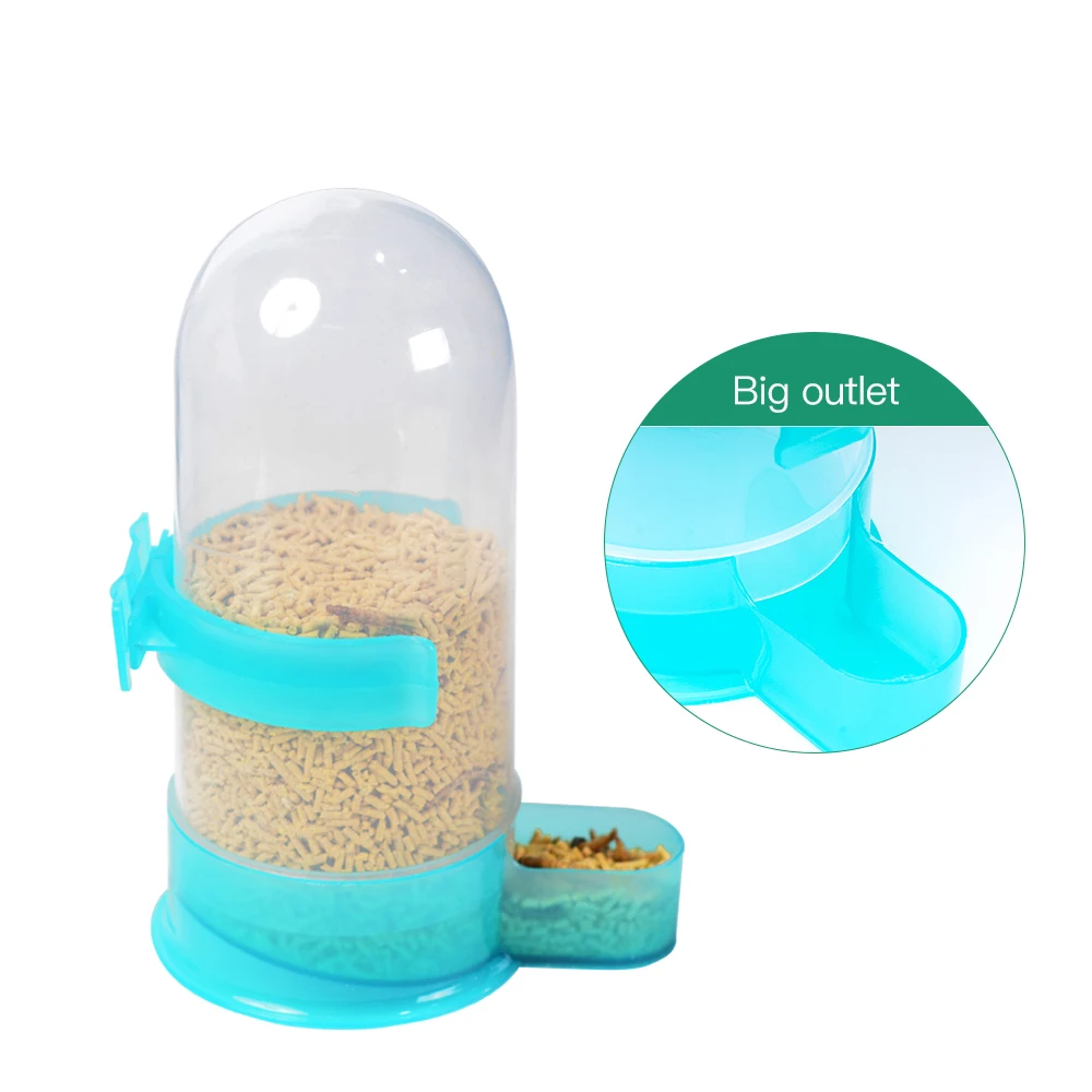 Plastic Bird Drinker Drinking Bottle Feeder Plastic Pet Product 500ml 800ml Hamster Feeder Automatic Drinking Waterer