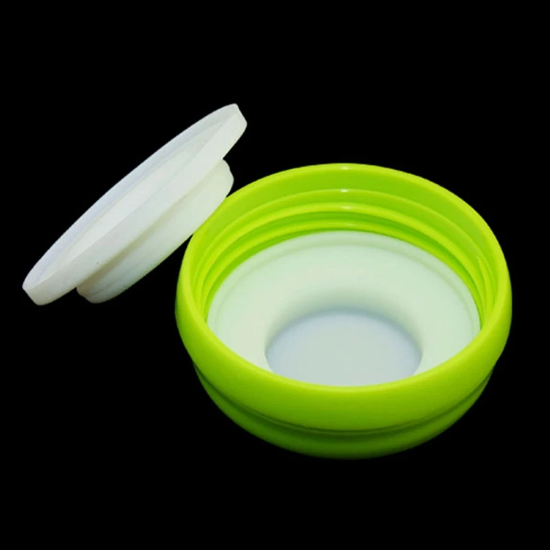 Baby Feeding Bottle Breast Milk Freshing Sealing Disc Lid Wide Milk Bottle Storage Silicone Sealing Disk Bottle Parts