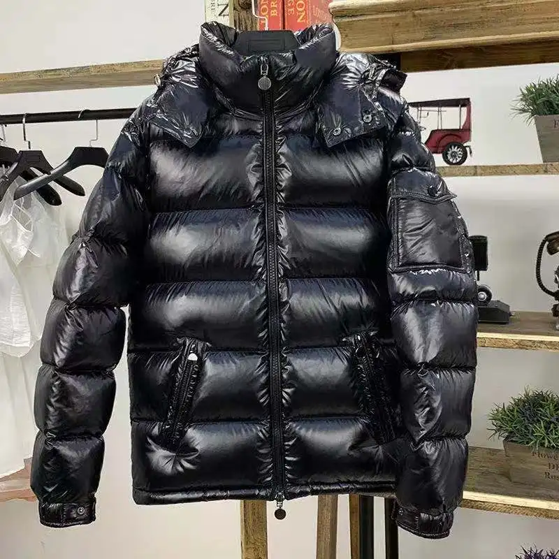 2023 New Down Jacket Youth Loose Short Hooded Clothes Korean Style Trendy Handsome Bright face Down Jacket