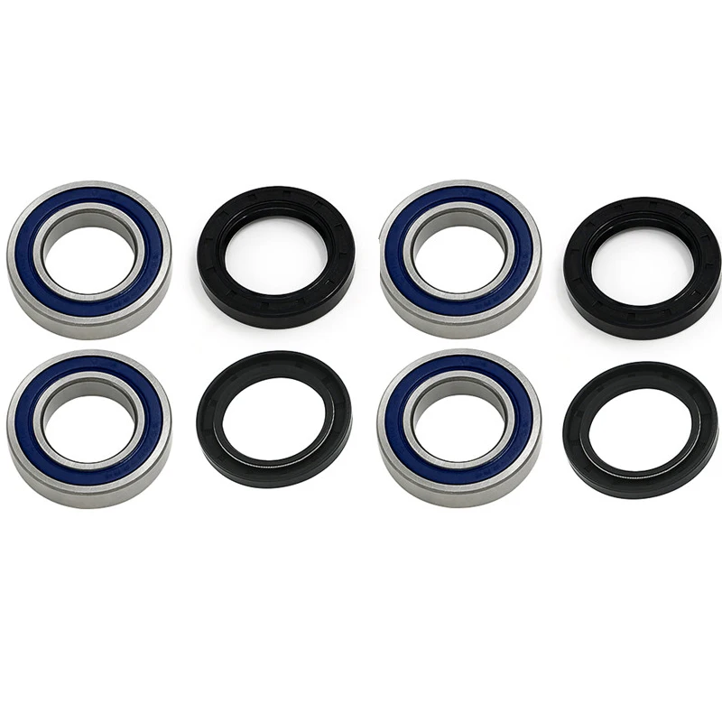 Pack of 8 Rear Wheel Bearing & Seals Kit For Suzuki King Quad Quadrunner 250 300 4WD LTF LTF300F 4x4 LTF4WDX LT4WD