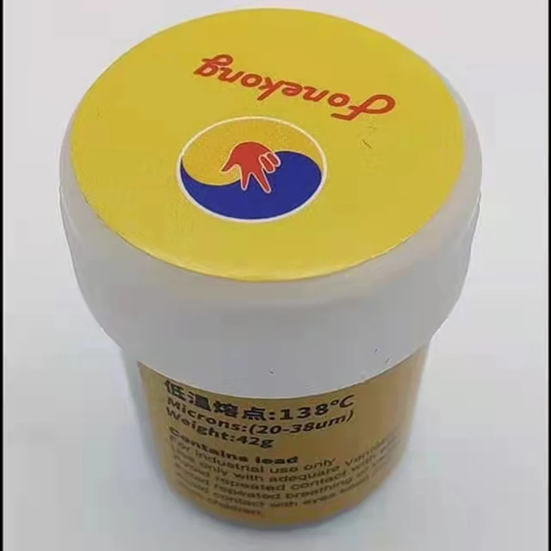 

FONEKONG 183/138 Degree Lead Free Solder Paste Medium Temperature Low Temperature Iphone X Middle Layer Welding Flux