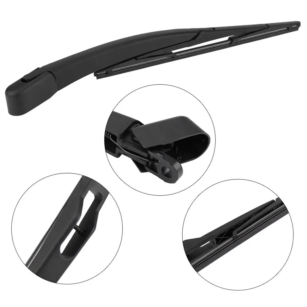 1set Windshield Wiper Silent Smooth Wipe ABS Wear Resistant Rear Wiper Blade for Ford Fiesta MK6 MK7 ST150 2002-2008