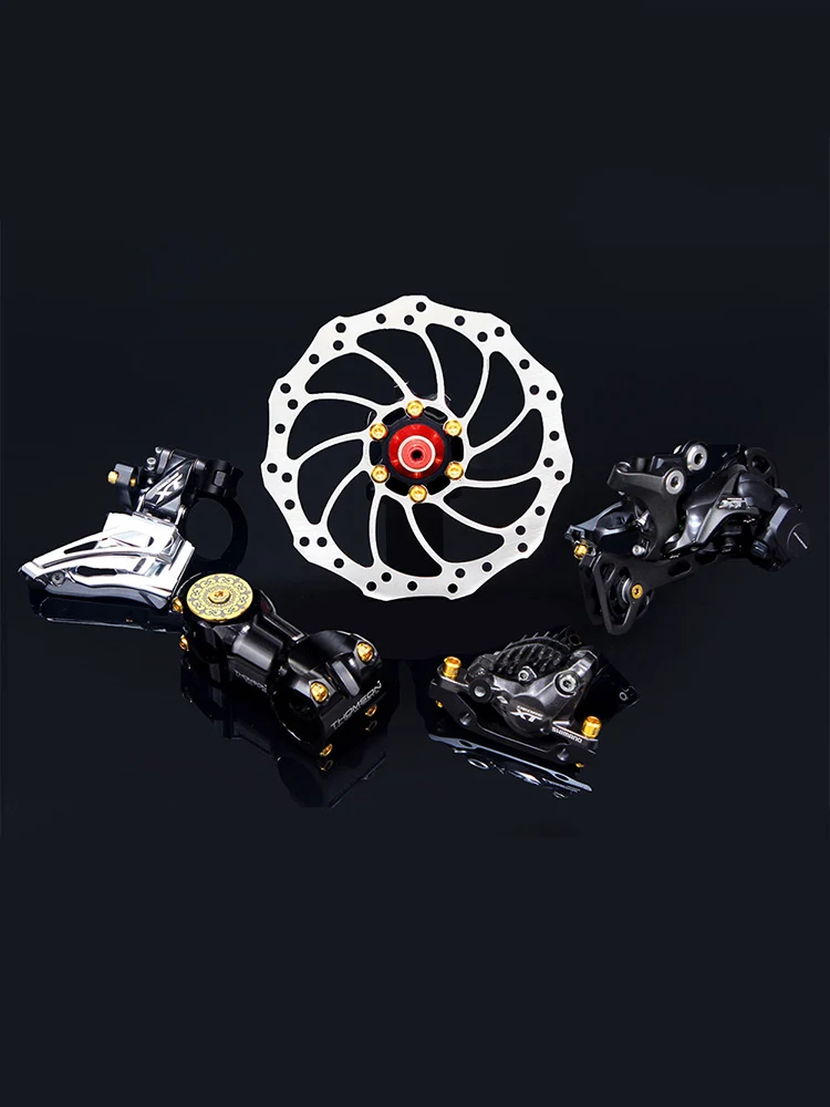 AliExpress RISK 36pcs Titanium Alloy Screw Kits for MTB Bike Common Bolts Screw Derailleur /Brake/Cage/Valve Cap/Fixing Bolts with Washer