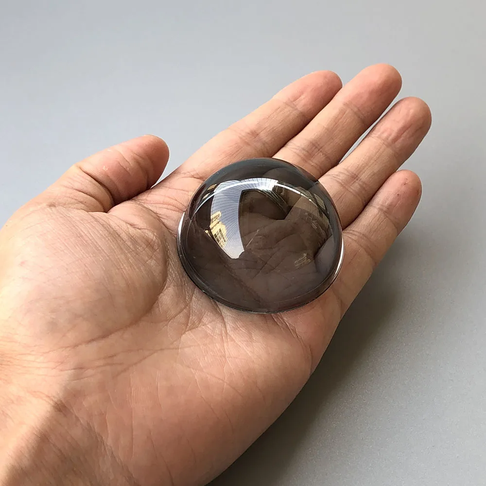 2 Inch Smoked Mini Polycarbonate PC Security CCTV Camera Dome Cover Small Waterproof Rainproof Protective Cover Camera Lens Cap