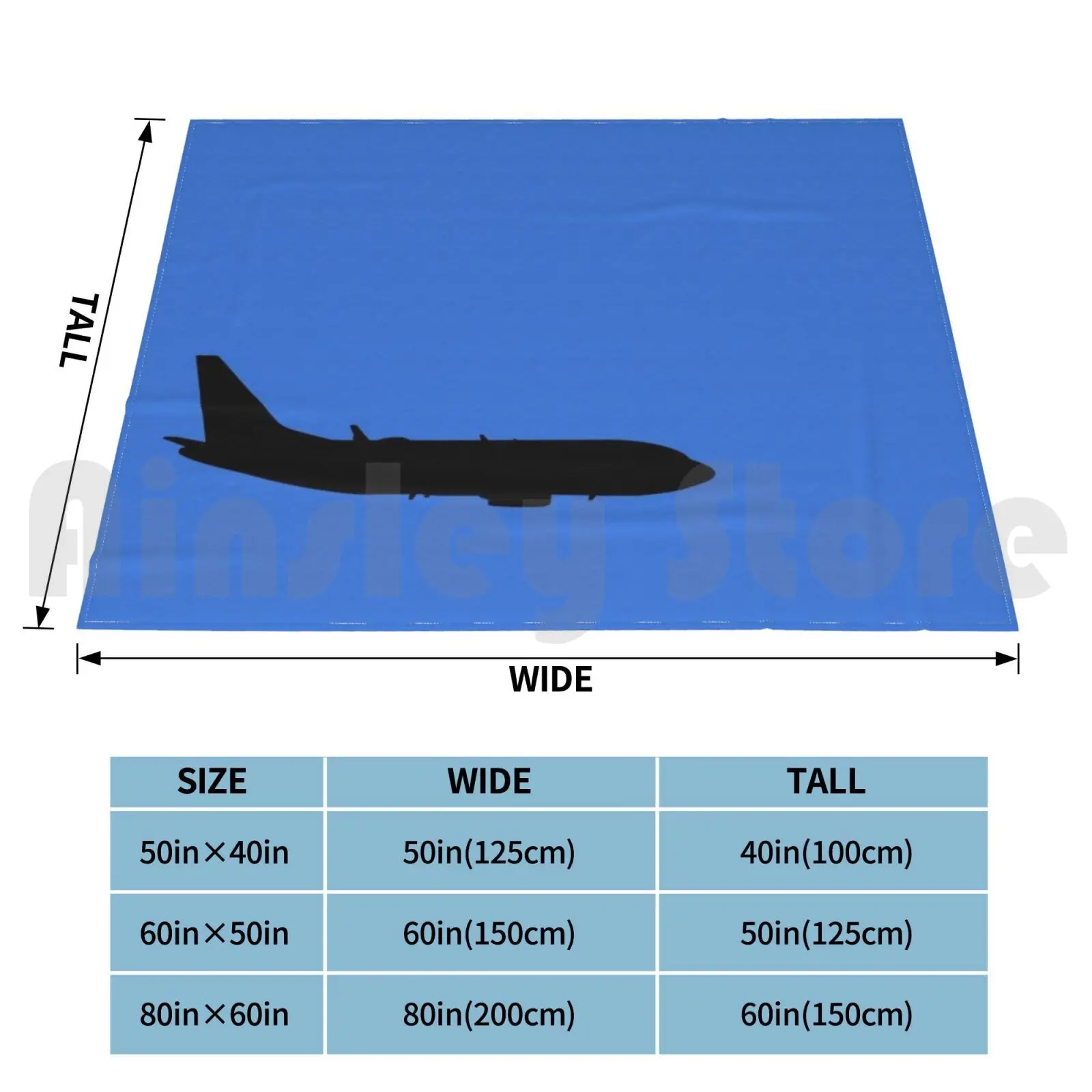 Boeing 737 Max-Jet Blanket Fashion Custom Boeing 737 Max Boeing 737 Max 737 Jet Airplane Pilot Aviation Flying Fly