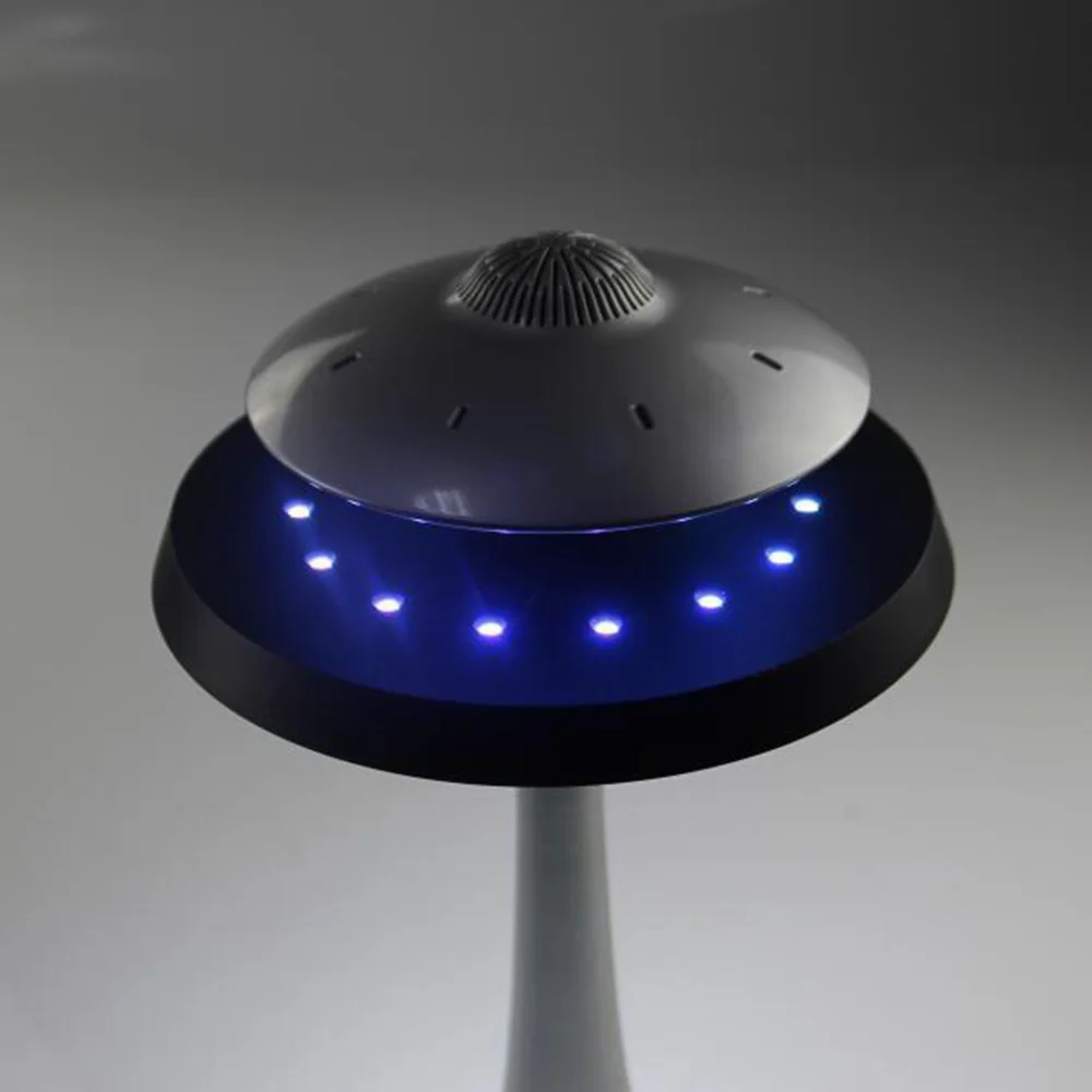 Drijvende Magnetische Levitatie Ufo Lamp Draadloze Bluetooth Speaker 360 ° Rotatie Nieuwigheid Verlichting Fancy Led Lights Holiday Gift