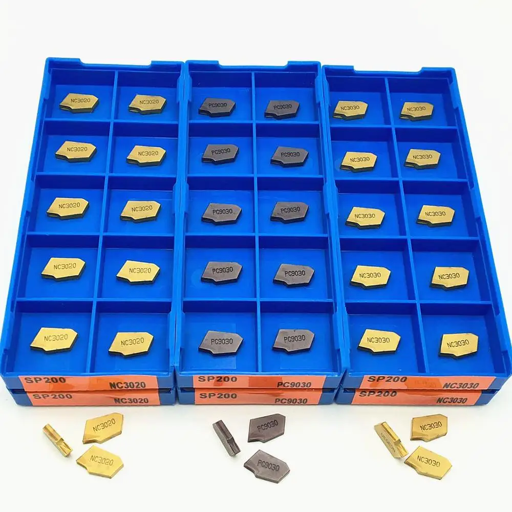 Lathe tools SP200 SP300 SP400 SP500 PC9030 NC3020 NC3030 slotting carbide turning tool SP 300 slotting tool turning insert