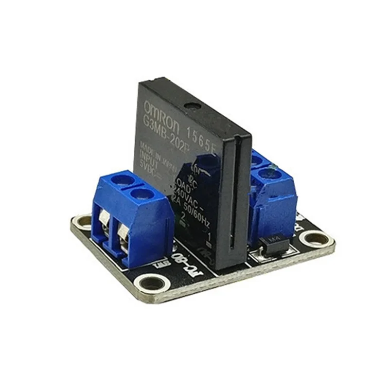 1 Channel 5V DC Solid State Relay Module Board Low Level Trigger G3MB-202P Relay SSR 240V AC 2A for Arduino PLC Controller