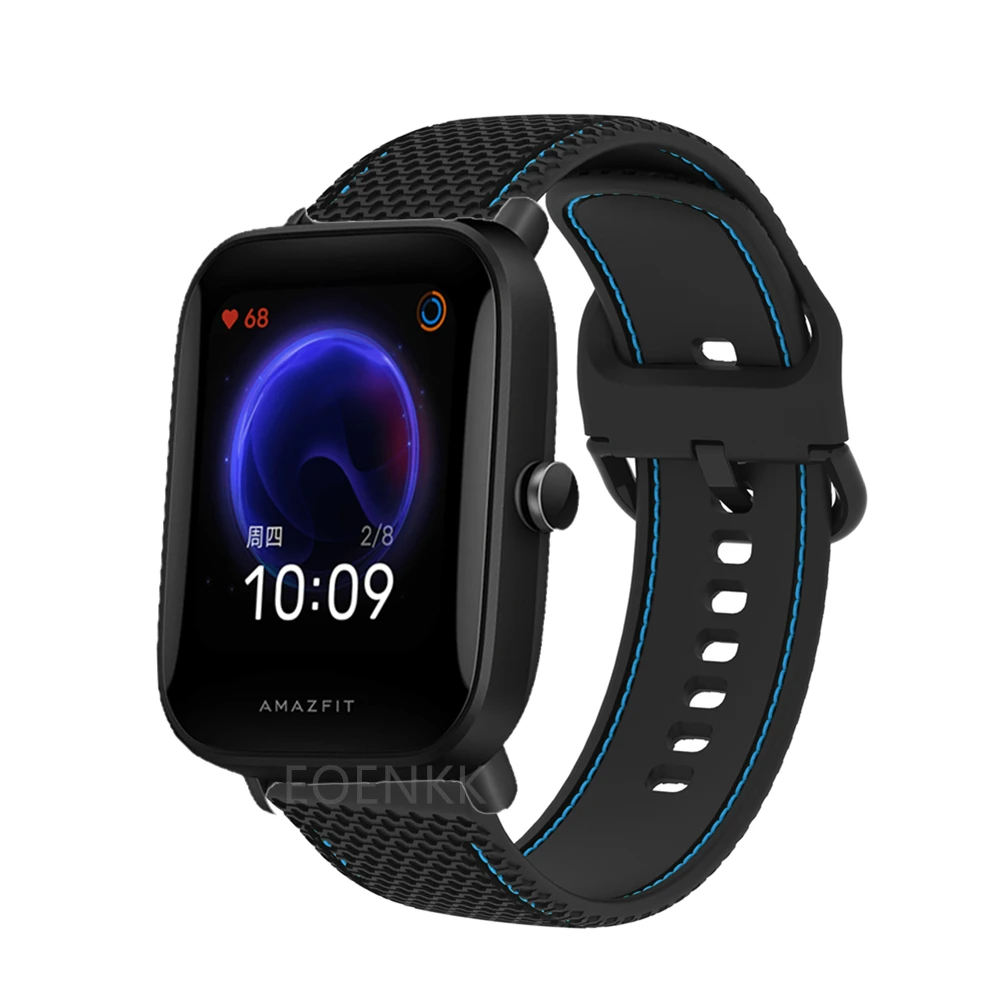 สําหรับ Amazfit Bip U/U Pro สมาร์ทนาฬิกาสําหรับ Xiaomi Amazfit GTS 2/2e/2 Mini/GTR 42 มม./Bip lite/S สายรัดข้อมือ 20 มม.เข็มขัด