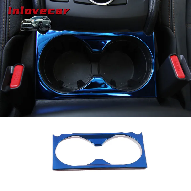 

For Mazda CX-5 CX5 2017-2020 Center Console Water Cup Holder Panel Trim Cover Interior Mouldings Car Styling Accessories