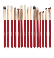 ZOREYA Rose Red Makeup Brushes Set Tools Professional Foundation Powder Eyeshadow Make up Brush Blush brochas de maquillaje